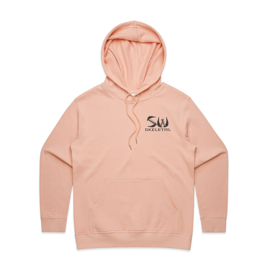 Women's Pink Hoodie - Skeletal