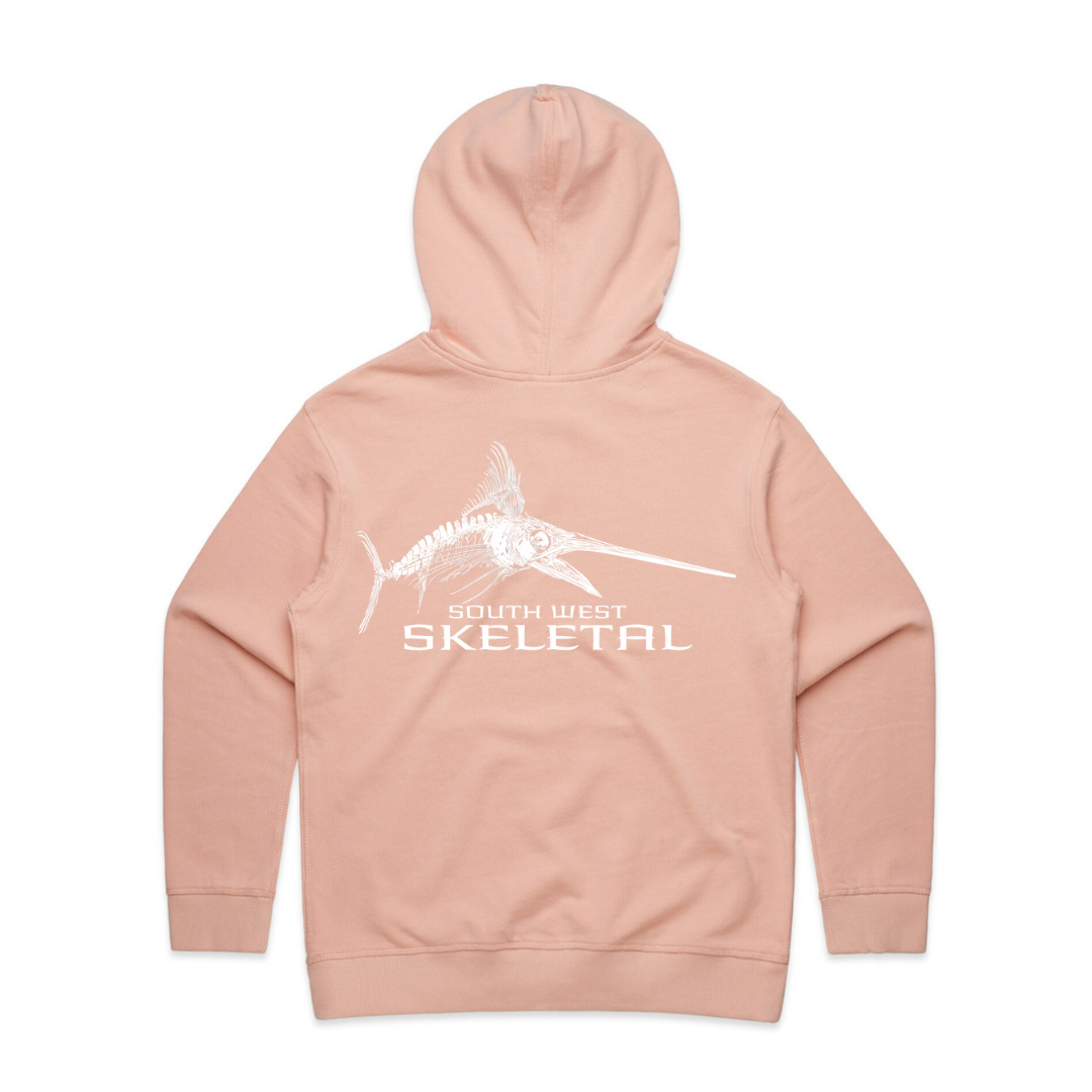 Women's Pink Hoodie - Skeletal