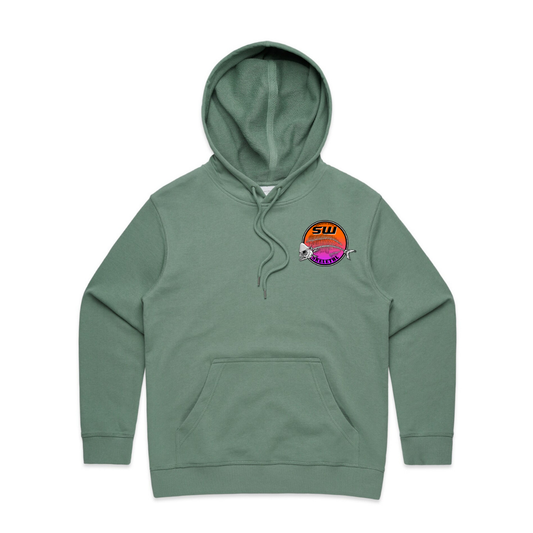 Women's Sage Green Hoodie - Neon