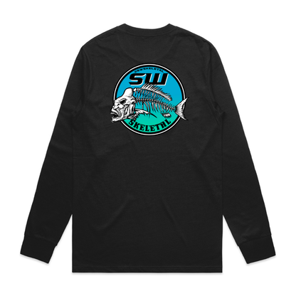 Men's Black Long Sleeve - Neon