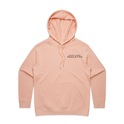 Women's Pink Hoodie - Skeletal