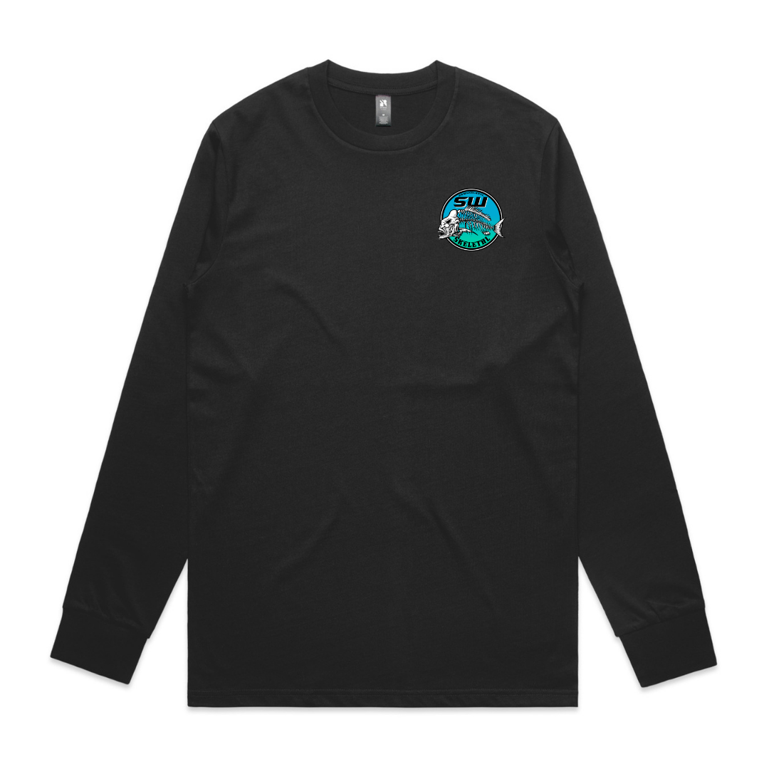 Men's Black Long Sleeve - Neon