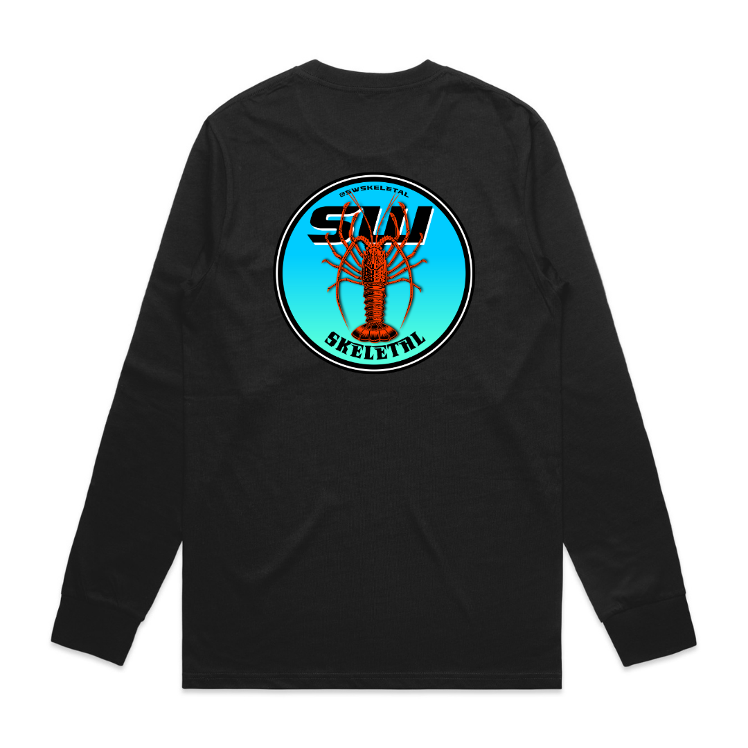 Men's Black Long Sleeve - Neon