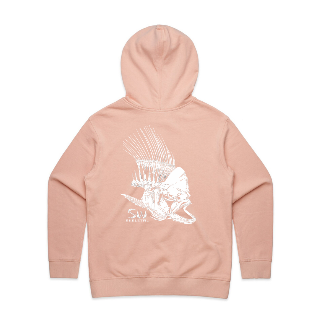 Women's Pink Hoodie - Skeletal