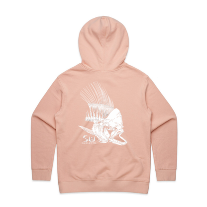 Women's Pink Hoodie - Skeletal