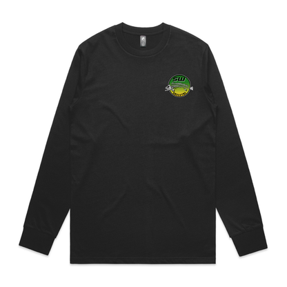 Men's Black Long Sleeve - Neon