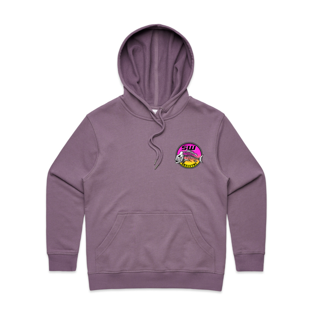 Women's Mauve Hoodie - Neon
