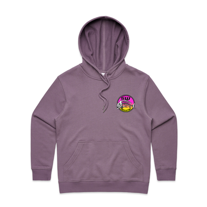 Women's Mauve Hoodie - Neon