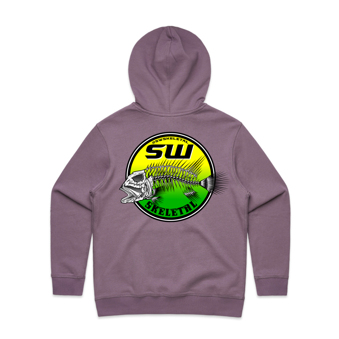 Women's Mauve Hoodie - Neon