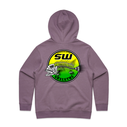 Women's Mauve Hoodie - Neon