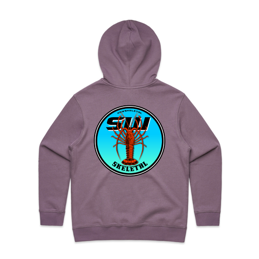 Women's Mauve Hoodie - Neon