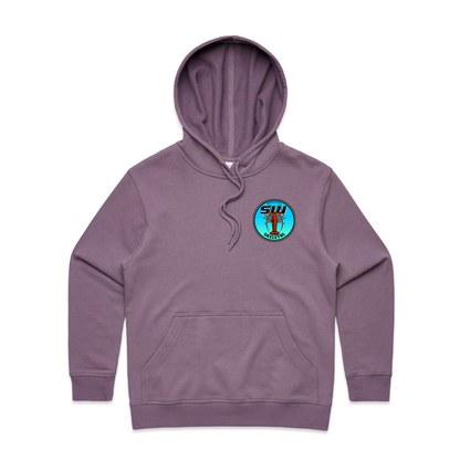 Women's Mauve Hoodie - Neon
