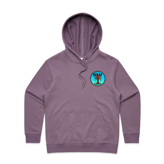 Women's Mauve Hoodie - Neon