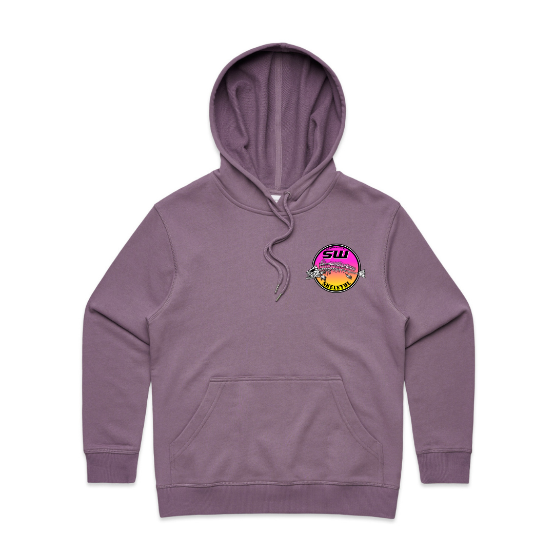 Women's Mauve Hoodie - Neon