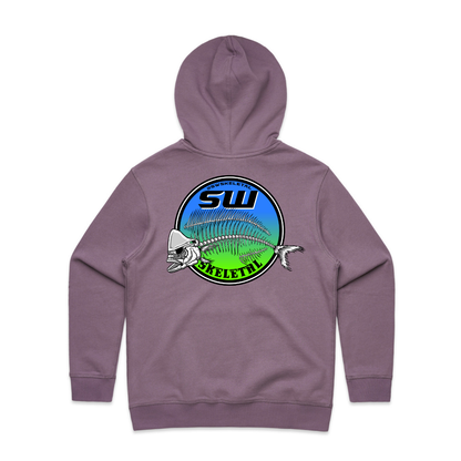 Women's Mauve Hoodie - Neon
