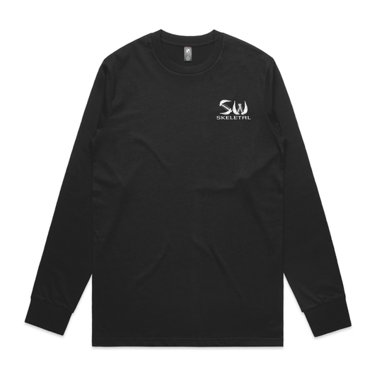 Men's Black Long Sleeve - Skeletal