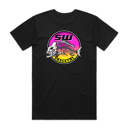 Men's Black T-Shirt - Neon