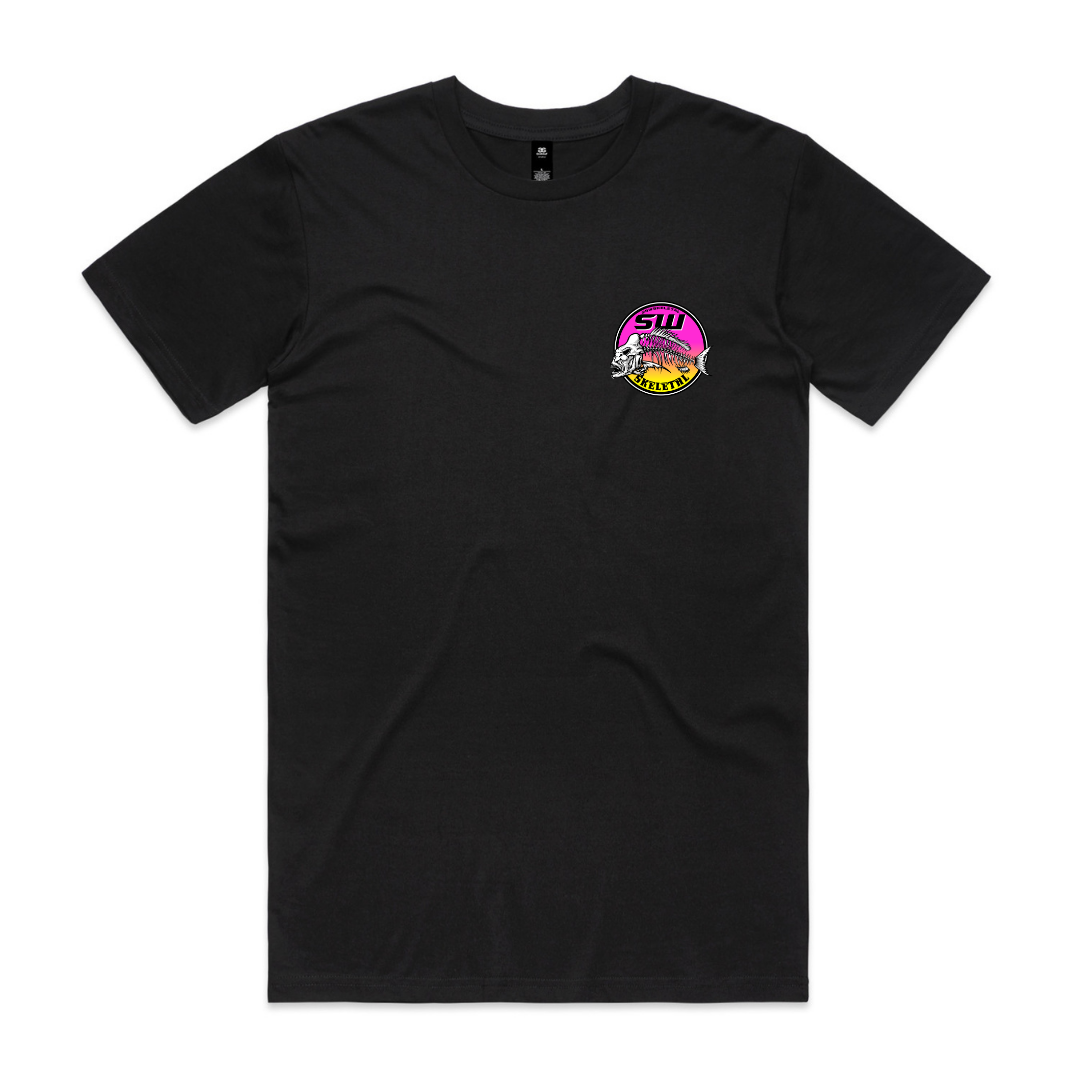 Men's Black T-Shirt - Neon