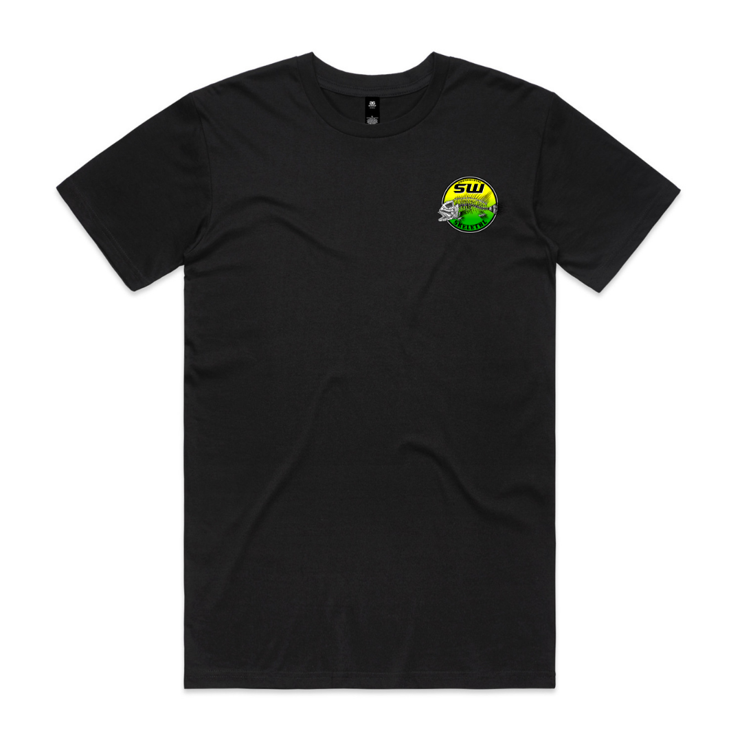 Men's Black T-Shirt - Neon