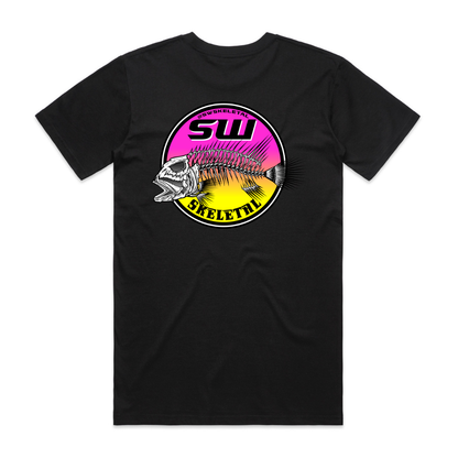 Men's Black T-Shirt - Neon