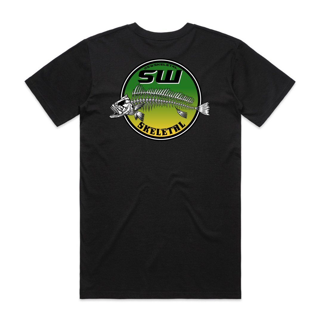 Men's Black T-Shirt - Neon