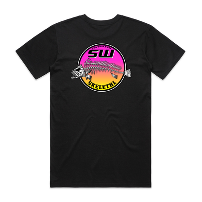 Men's Black T-Shirt - Neon