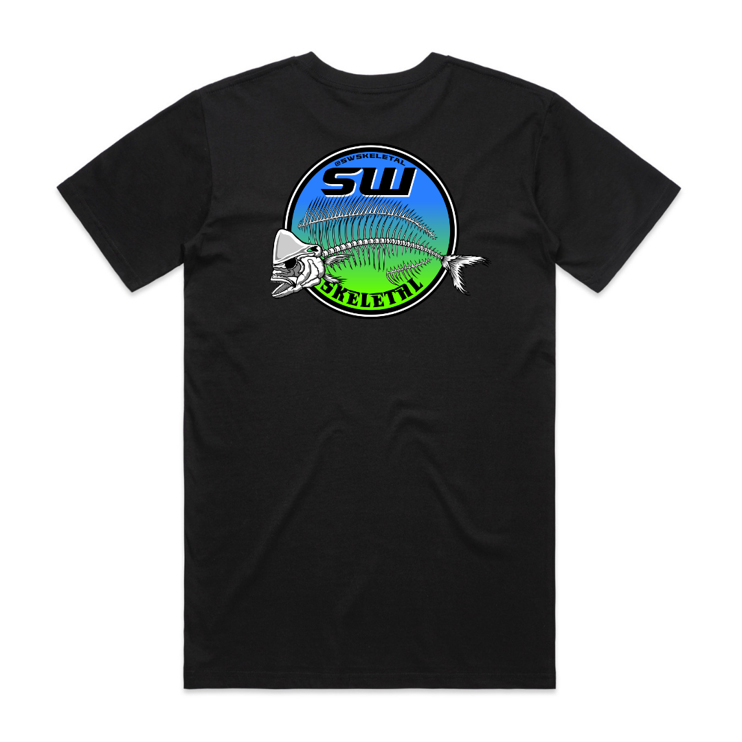 Men's Black T-Shirt - Neon