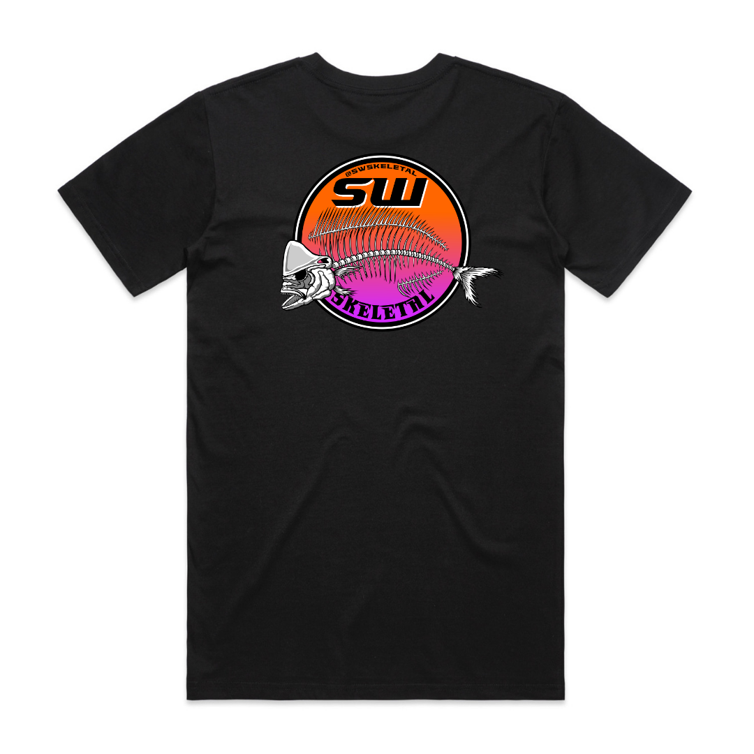 Men's Black T-Shirt - Neon