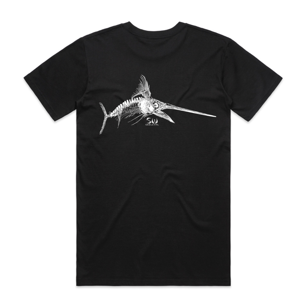 Men's Black T-Shirt - Skeletal