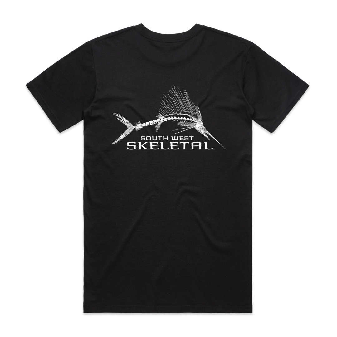 Men's Black T-Shirt - Skeletal