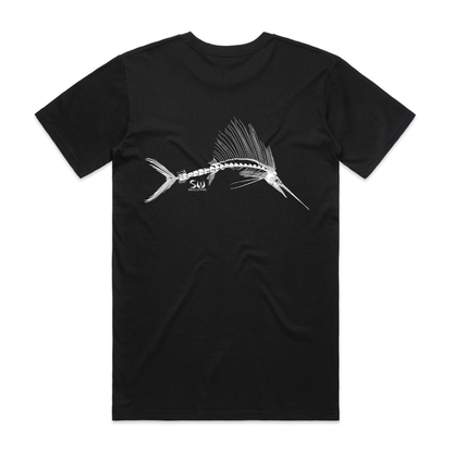 Men's Black T-Shirt - Skeletal