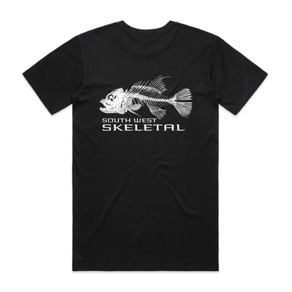 Men's Black T-Shirt - Skeletal