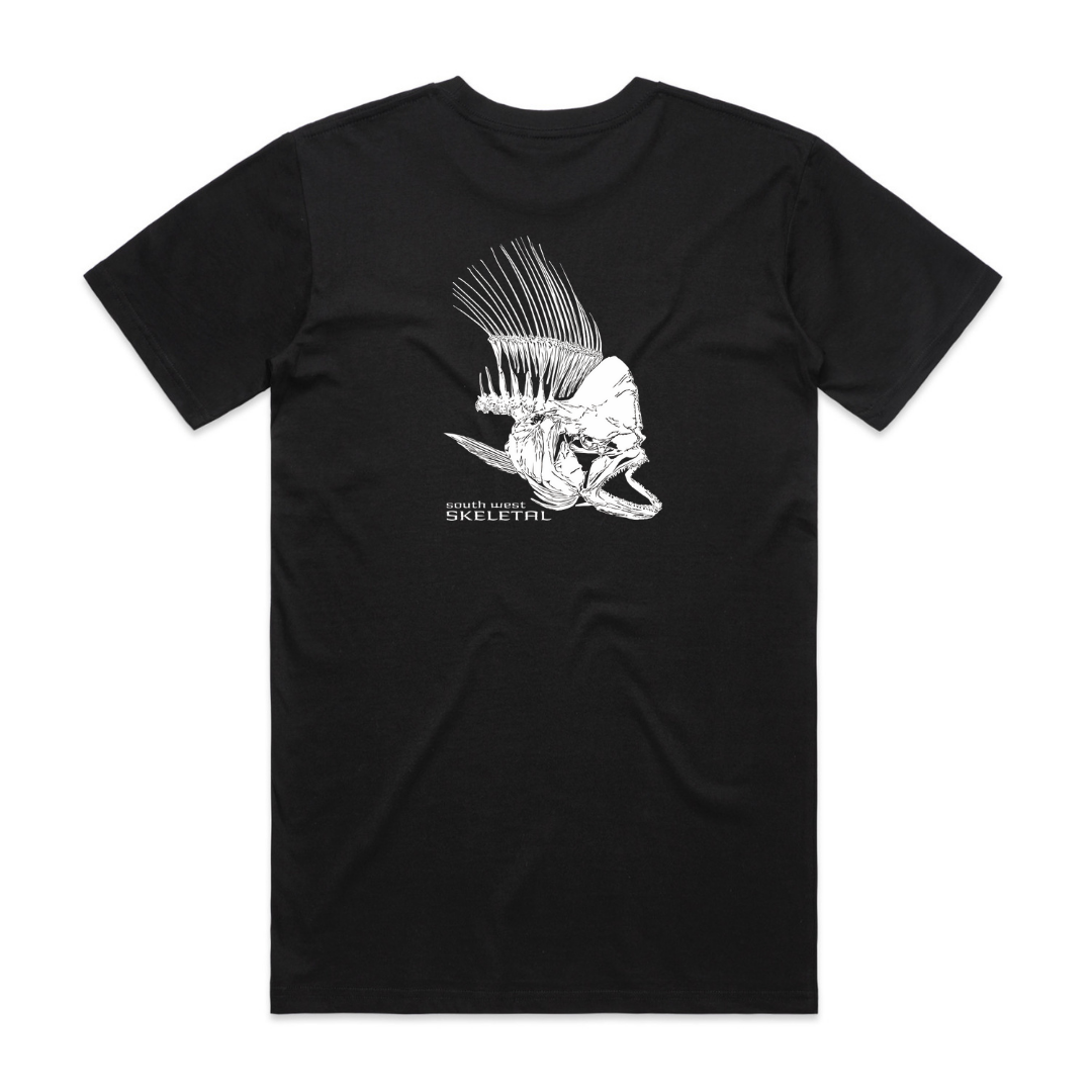Men's Black T-Shirt - Skeletal