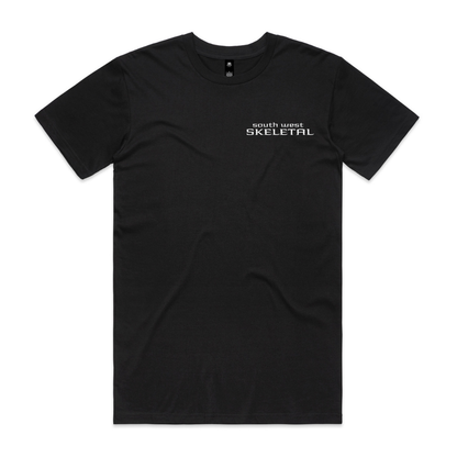 Men's Black T-Shirt - Skeletal