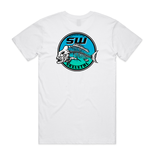 Men's White T-Shirt - Neon