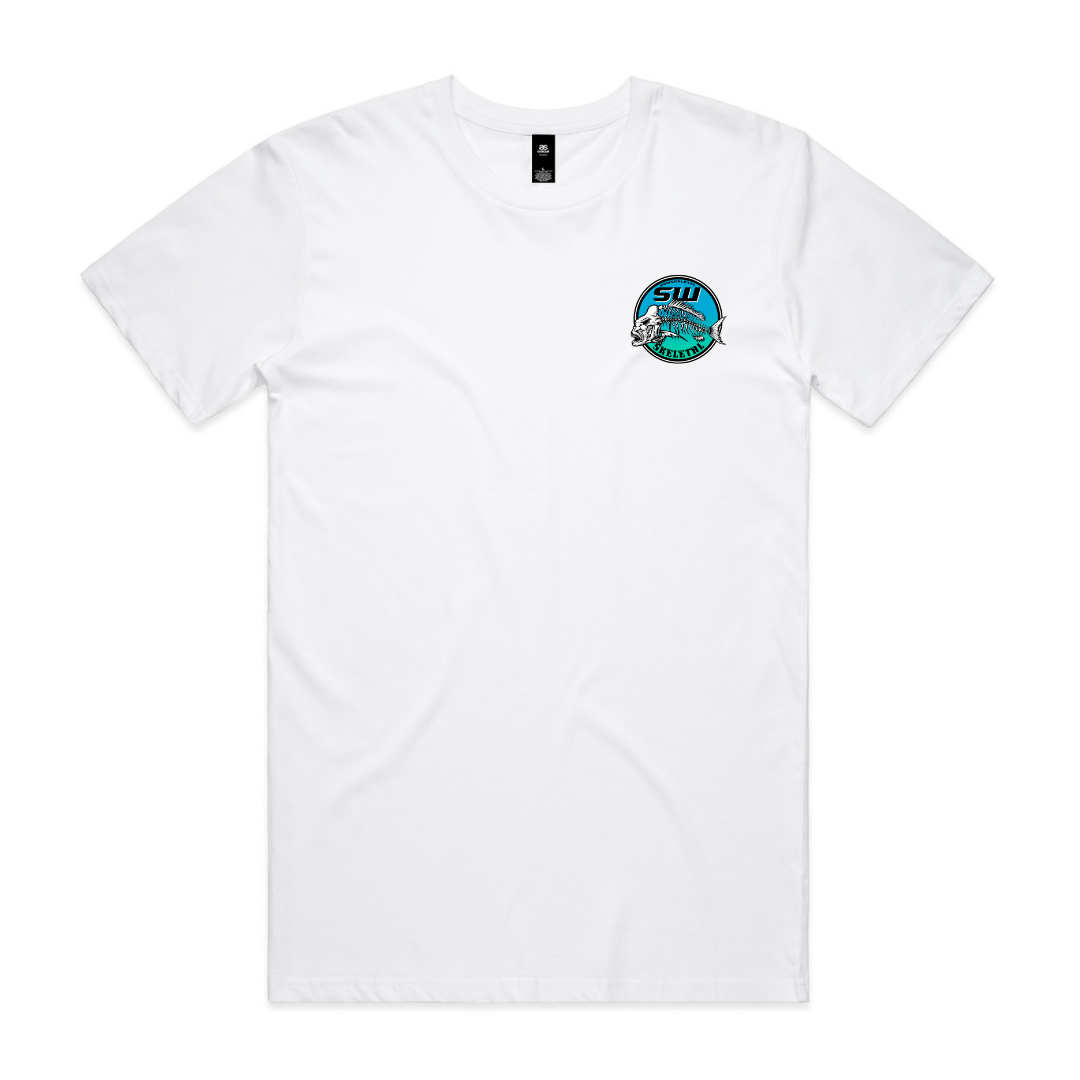 Men's White T-Shirt - Neon