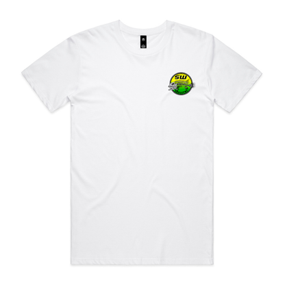 Men's White T-Shirt - Neon