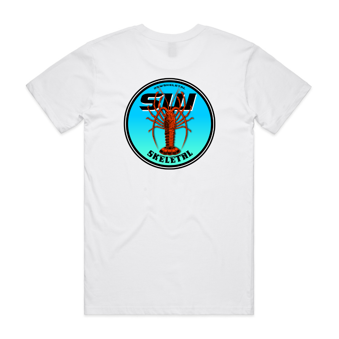 Men's White T-Shirt - Neon