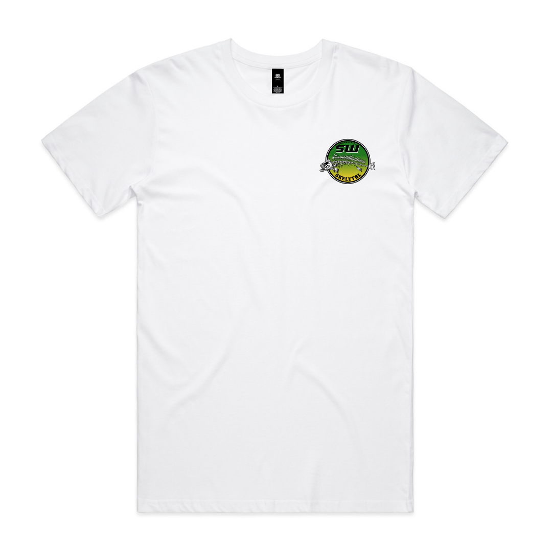 Men's White T-Shirt - Neon