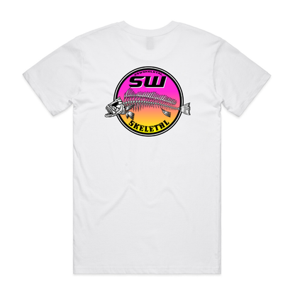 Men's White T-Shirt - Neon
