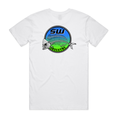 Men's White T-Shirt - Neon