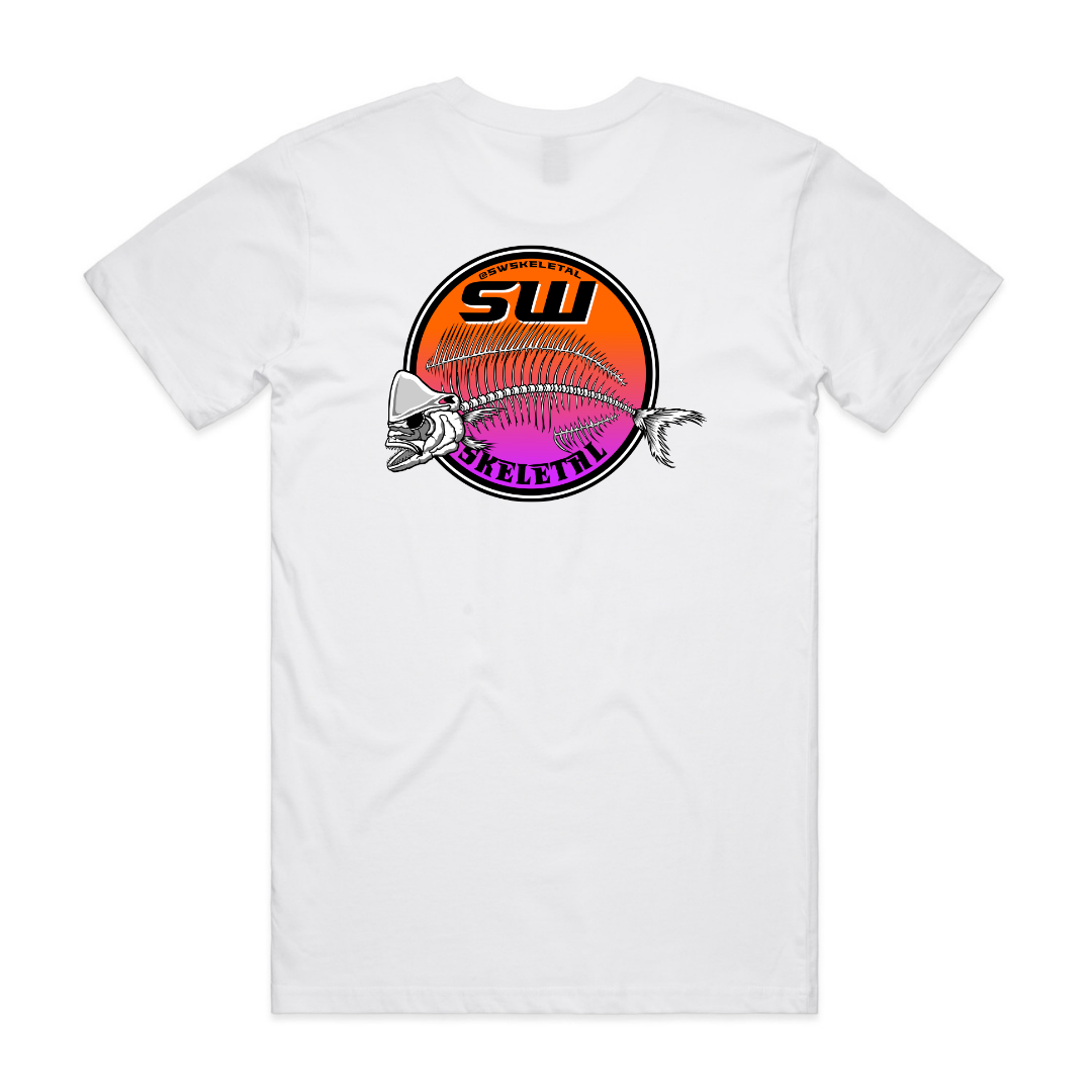Men's White T-Shirt - Neon