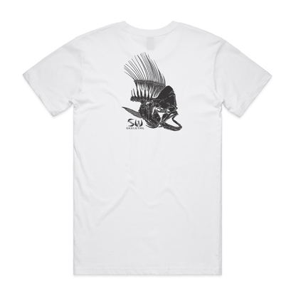 Men's White T-Shirt - Skeletal