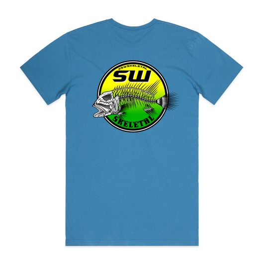 Men's Hydro Blue Tee - Neon