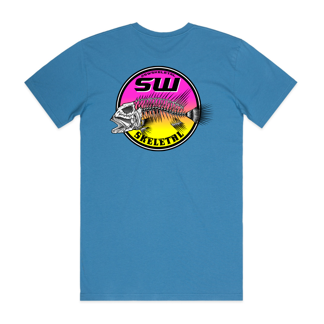 Men's Hydro Blue Tee - Neon