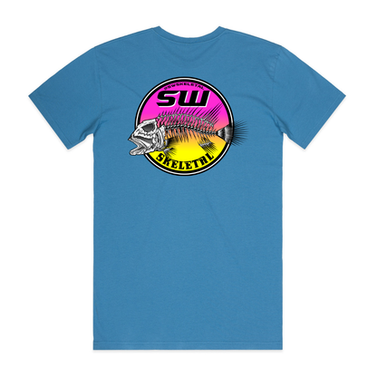Men's Hydro Blue Tee - Neon