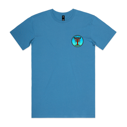 Men's Hydro Blue Tee - Neon