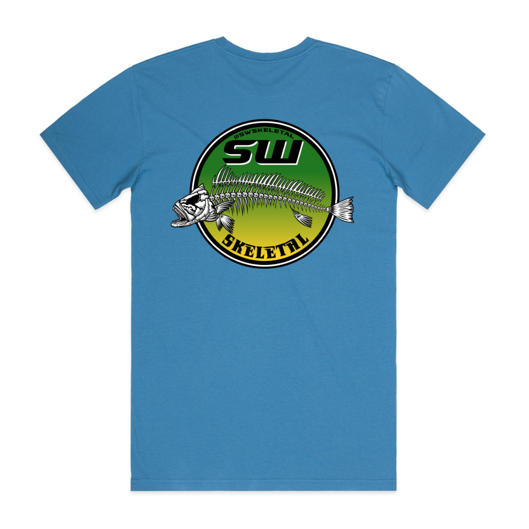 Men's Hydro Blue Tee - Neon