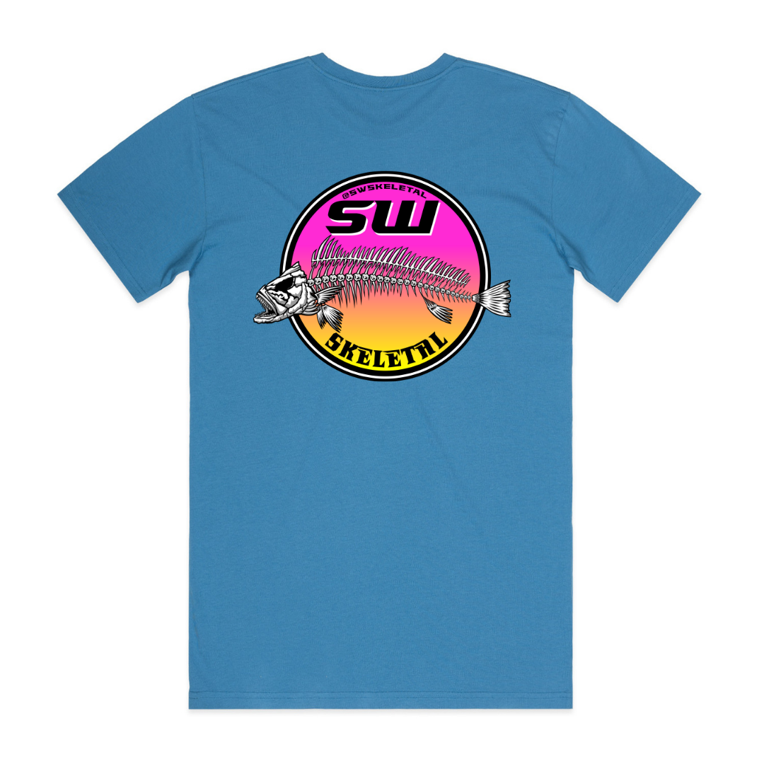 Men's Hydro Blue Tee - Neon