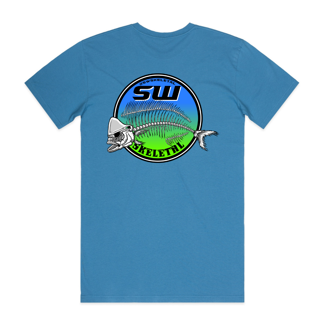 Men's Hydro Blue Tee - Neon